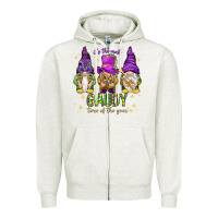 Oatmeal Heather It's the most gaudy time of the year Zipper Hoodie - HowdyJamesFarm