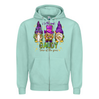 Seafoam It's the most gaudy time of the year Zipper Hoodie - HowdyJamesFarm