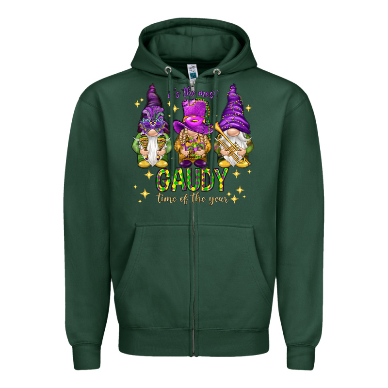It's The Most Gaudy Time Of The Year Zipper Hoodie by HowdyJamesFarm | Teevron