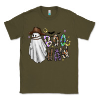 Army Green Boo Haw Classic Tee - CowhideDigitalArt