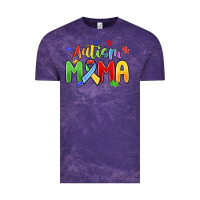 Cloud Purple autism mama Vintage Tee - MaliasSmallBusiness