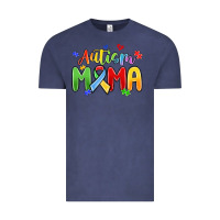 Vintage Denim autism mama Vintage Tee - MaliasSmallBusiness