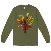 Army Green Croton Long Sleeve Tee - LillyAllenDesigns