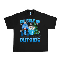Black snuggle up gnomies it's cold outside Urban Heavy Tee - MaliasSmallBusiness