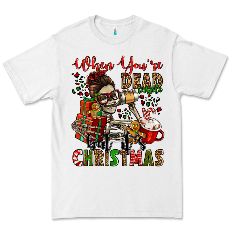 When You're Dead Inside But It's Christmas Premium Tee by Jasminsmagicworld | Teevron