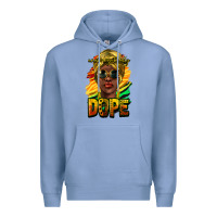 Colony Blue Unapologetically dope afro Premium Hoodie - HowdyJamesFarm