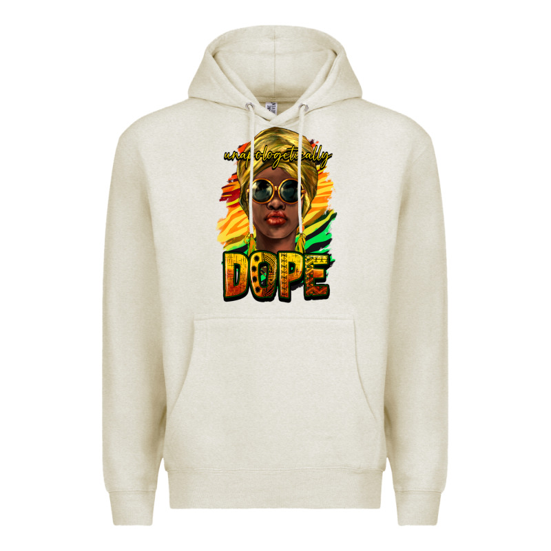Unapologetically Dope Afro Premium Hoodie by HowdyJamesFarm | Teevron