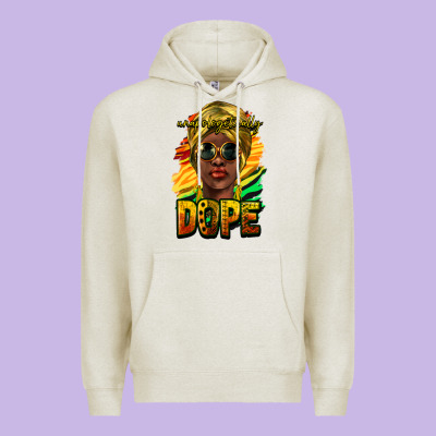 Unapologetically Dope Afro Premium Hoodie Designed By Howdyjamesfarm
