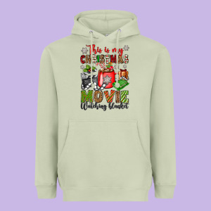 This Is My Christmas Movie Watching Blanket Heavyweight Hoodie Designed By Oliviacreatesart