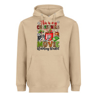 Mushroom this is my christmas movie watching blanket Heavyweight Hoodie - OliviaCreatesArt