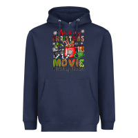 Navy this is my christmas movie watching blanket Heavyweight Hoodie - OliviaCreatesArt