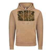 Vintage Coffee Camouflage Leopard Background Vintage Hoodie - Jasminsmagicworld