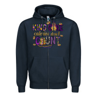 Navy King cake calories don't count Zipper Hoodie - HowdyJamesFarm
