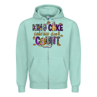 Seafoam King cake calories don't count Zipper Hoodie - HowdyJamesFarm