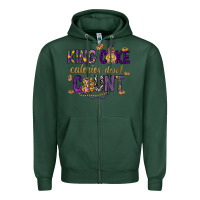 Sports Green King cake calories don't count Zipper Hoodie - HowdyJamesFarm