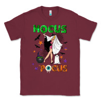 Burgundy hocus pocus with witch Classic Tee - NancyCooperArtShop