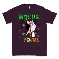 Plum hocus pocus with witch Classic Tee - NancyCooperArtShop