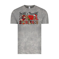 Cloud Rock santa s favorite coffee school secretary Vintage Tee - MaliasSmallBusiness