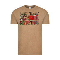 Vintage Coffee santa s favorite coffee school secretary Vintage Tee - MaliasSmallBusiness