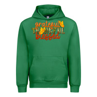 Emerald Fall Grateful Thankful Blessed Urban Hoodie - LillyAllenDesigns