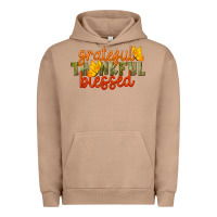 Pigment Burro Fall Grateful Thankful Blessed Urban Hoodie - LillyAllenDesigns
