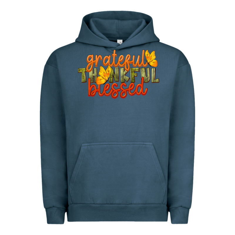 Fall Grateful Thankful Blessed Urban Hoodie by LillyAllenDesigns | Teevron