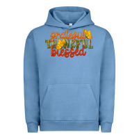 Pigment Pebble Blue Fall Grateful Thankful Blessed Urban Hoodie - LillyAllenDesigns