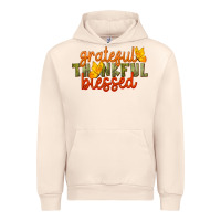 Sandshell Fall Grateful Thankful Blessed Urban Hoodie - LillyAllenDesigns