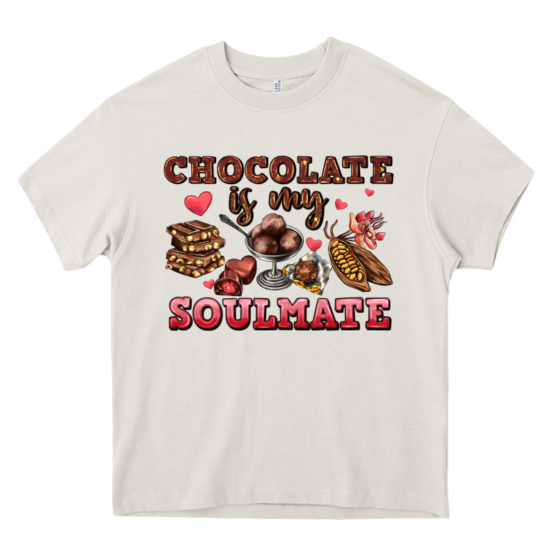 Chocolate Is My Soulmate Heavy Core Tee by AdoDesignShop | Teevron