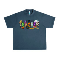 Midnight Navy halloween teacher Urban Heavy Tee - NancyCooperArtShop