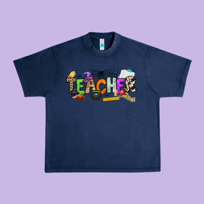 Halloween Teacher Urban Heavy Tee Designed By Nancycooperartshop