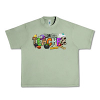 Oil Green halloween teacher Urban Heavy Tee - NancyCooperArtShop