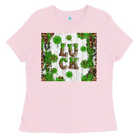 Bubblegum Pink luck Ladies Tee - Artiststas