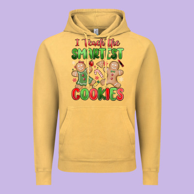 Teach The Smartest Cookies Vintage Hoodie Designed By Maliassmallbusiness
