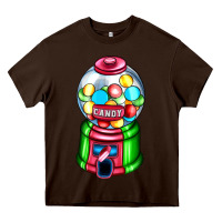 Chocolate Brown candy machine Heavy Core Tee - AdoDesignShop