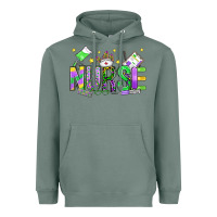 Sage mardi gras nurse Heavyweight Hoodie - OliviaCreatesArt