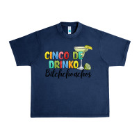 Navy cinco de drinko bitchchoahos Urban Heavy Tee - JahusDesignShop