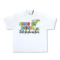 White cinco de drinko bitchchoahos Urban Heavy Tee - JahusDesignShop