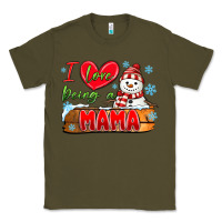 Army Green i love being a mama Classic Tee - MaliasSmallBusiness