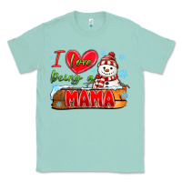 Seafoam i love being a mama Classic Tee - MaliasSmallBusiness