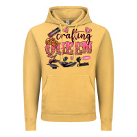 Vintage Mustard crafting queen Vintage Hoodie - NancyCooperArtShop