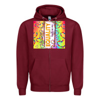 Burgundy equality hurts no one Zipper Hoodie - TumblerDesignByShophia