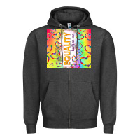 Charcoal Heather equality hurts no one Zipper Hoodie - TumblerDesignByShophia