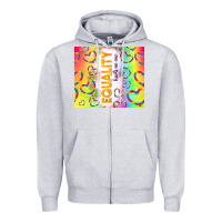 Heather Grey equality hurts no one Zipper Hoodie - TumblerDesignByShophia