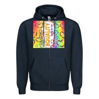 Navy equality hurts no one Zipper Hoodie - TumblerDesignByShophia