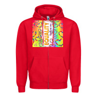 Red equality hurts no one Zipper Hoodie - TumblerDesignByShophia
