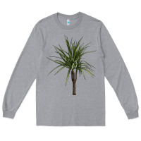 Heather Grey Dracaena Marginata Long Sleeve Tee - LillyAllenDesigns