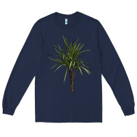 Navy Dracaena Marginata Long Sleeve Tee - LillyAllenDesigns