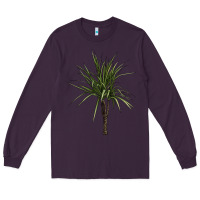 Plum Dracaena Marginata Long Sleeve Tee - LillyAllenDesigns