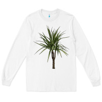 White Dracaena Marginata Long Sleeve Tee - LillyAllenDesigns
